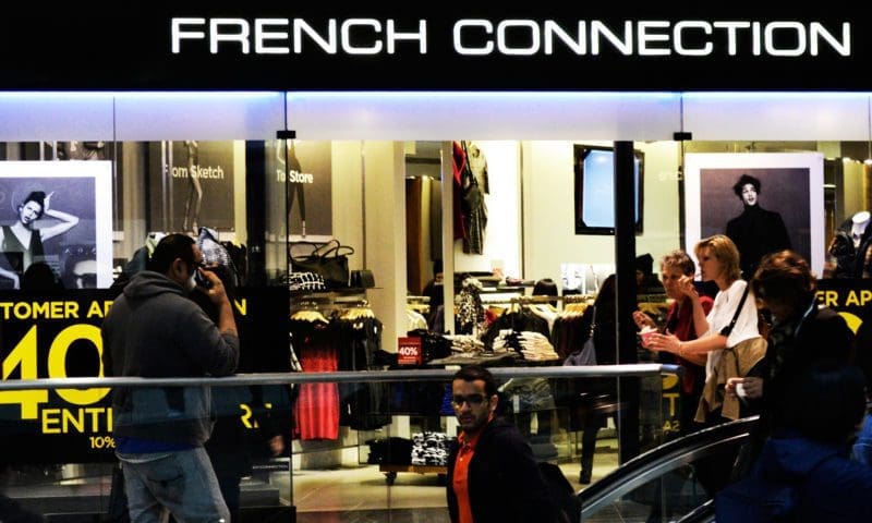 French Connection breaks the retail slump, reduces losses