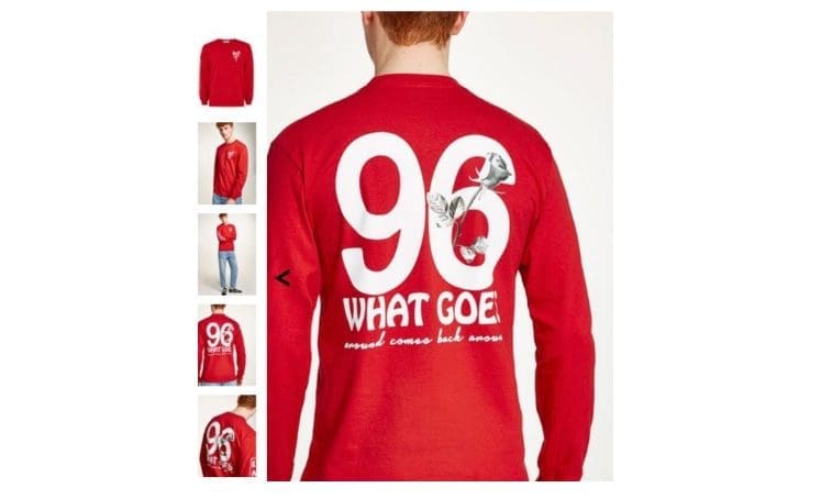 Topman removes shirt ‘mocking’ Hillsborough disaster