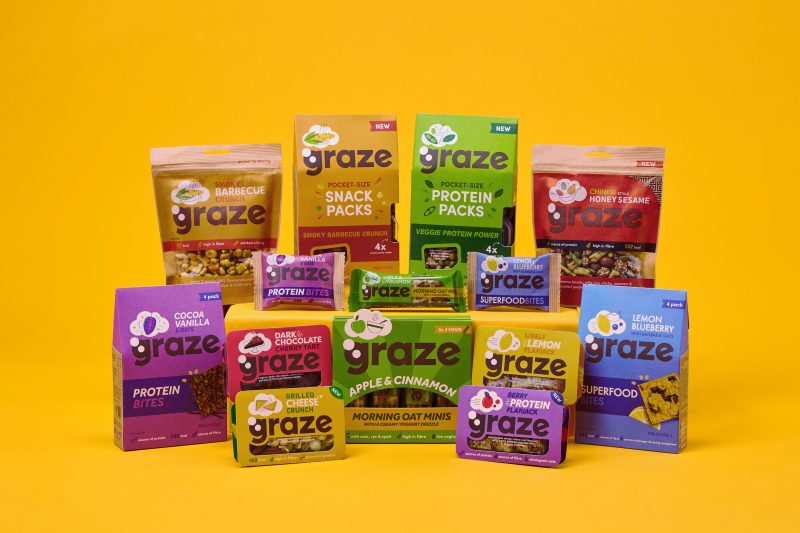 Graze relaunches brand to promote healthy snacking