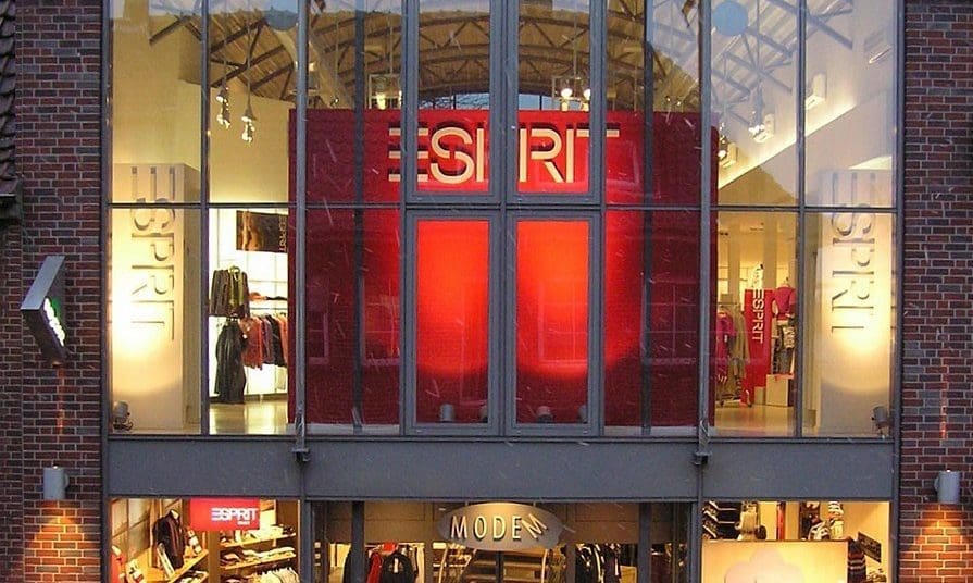 Esprit to cut 40% of non-store jobs and reduce product line