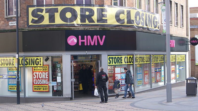 HMV bought by Sunrise Records
