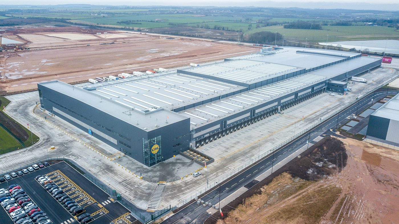 Lidl opens 13th and largest UK distribution centre