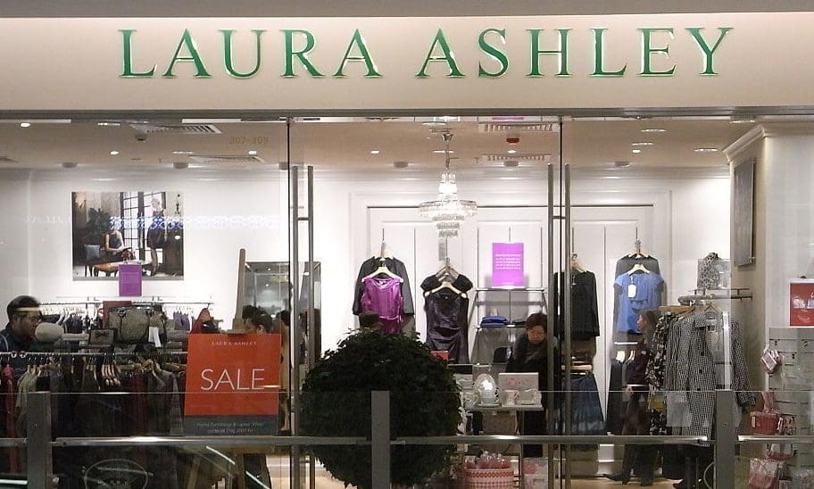 Laura Ashley slashes 721 roles as 70 stores shutter