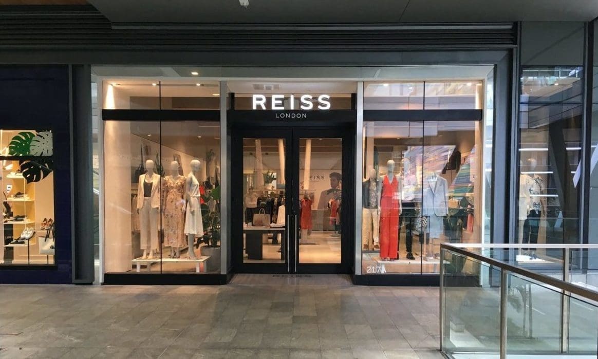Reiss sales rise 21.9% in full-year results