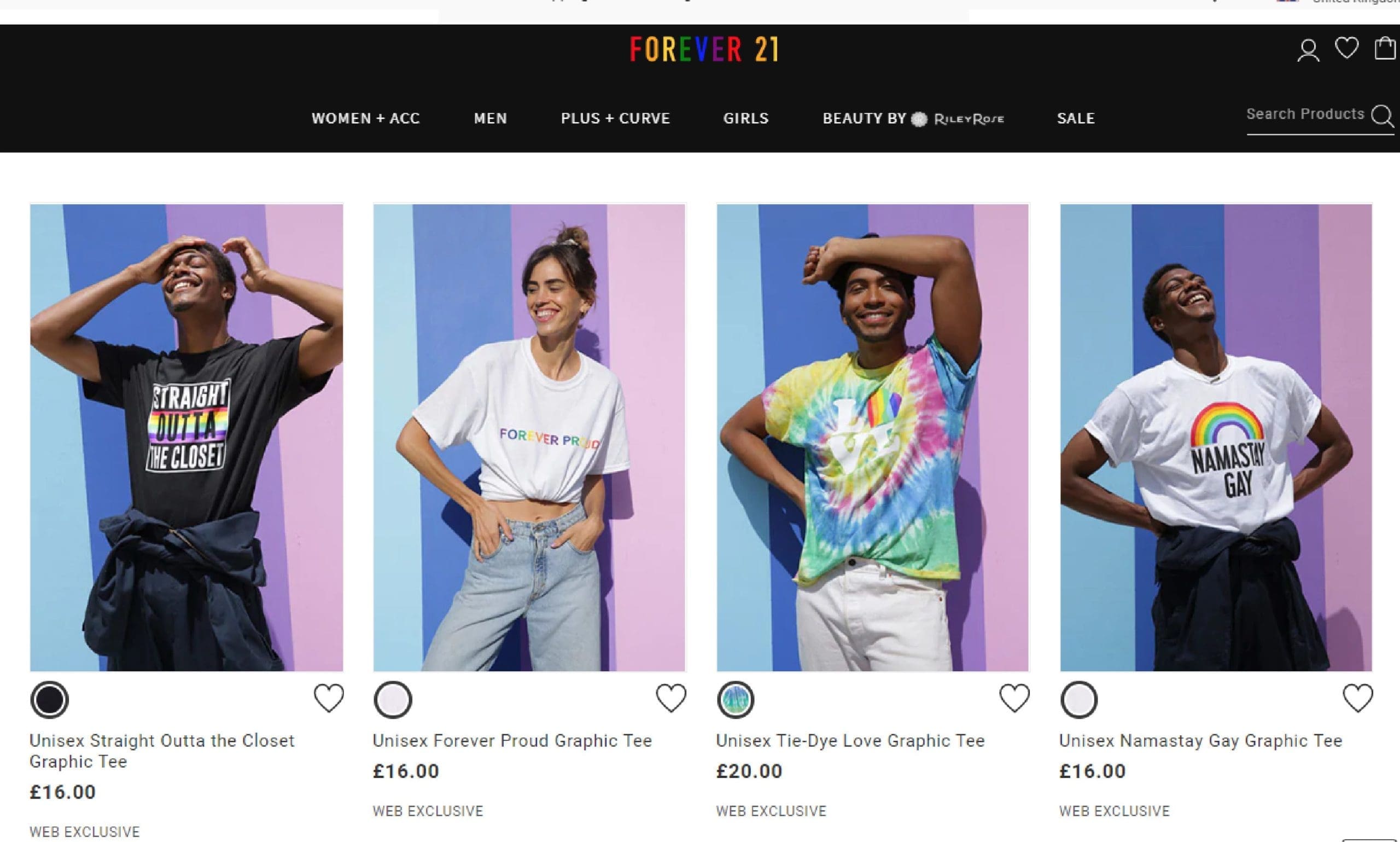 Forever 21 re-enters UK market with new online store