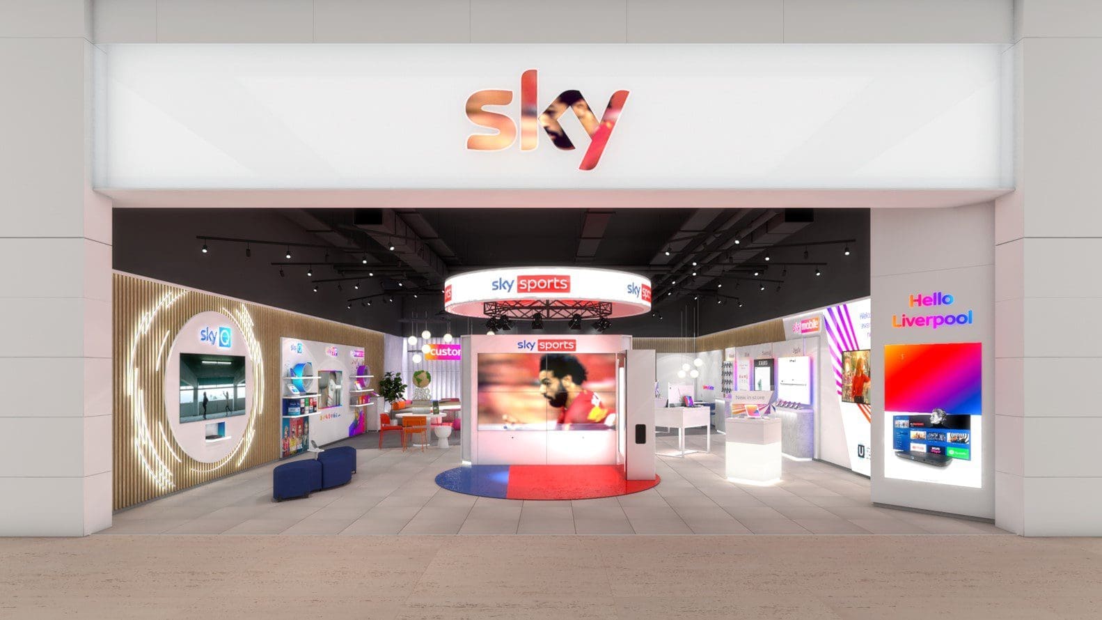 Sky opens largest store to date