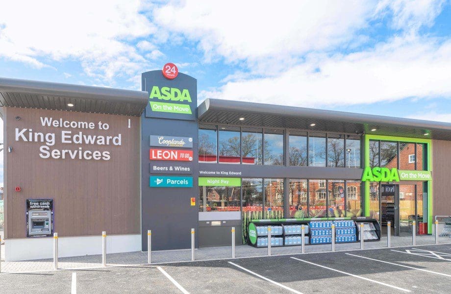 Asda unveils largest Asda On the Move store