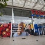 Tesco sales growth halves amid Middle East conflict