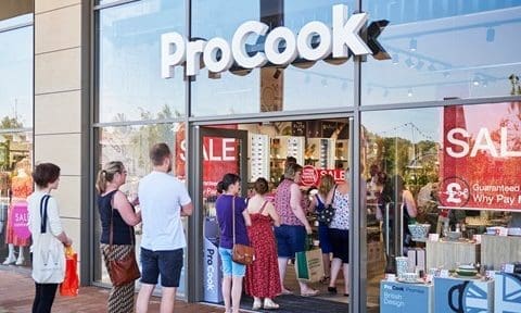 ProCook revenues fall 9.1% in Q2