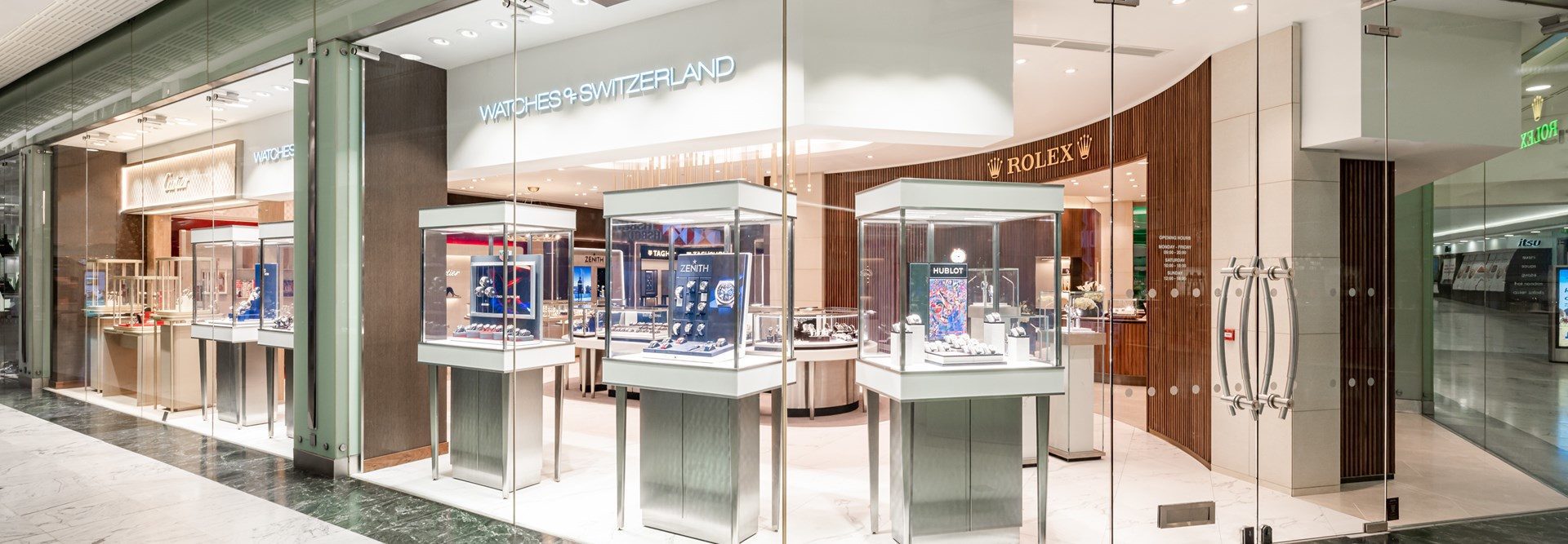 Watches of Switzerland expands Canary Wharf showroom