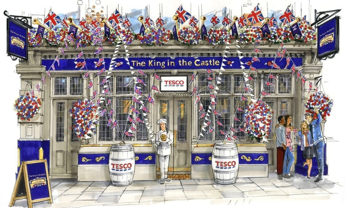Tesco to open Coronation-themed pub in May