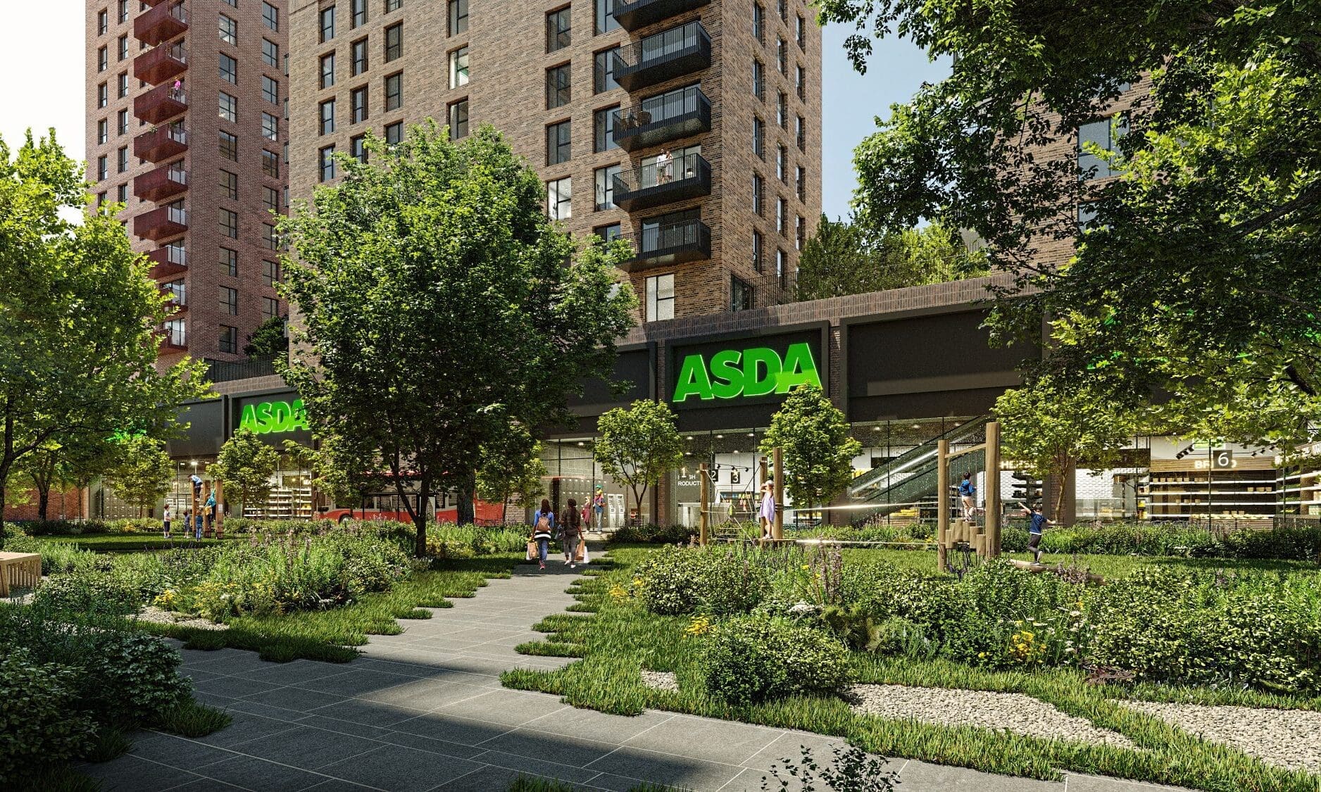 Asda unveils plans for mixed-use redevelopment in North West London