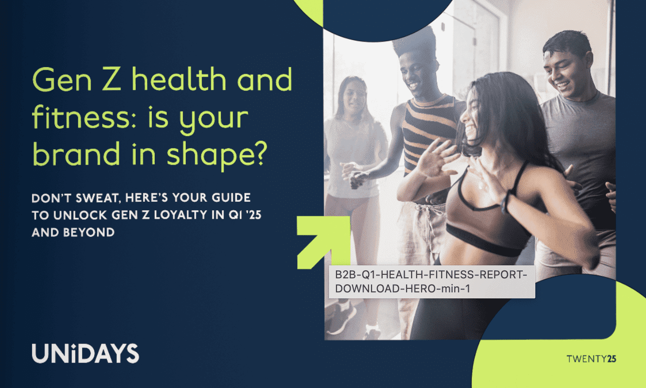 Gen Z market a ‘massive but time-sensitive opportunity’ for health and fitness brands, UNiDAYS finds