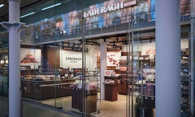 Läderach opens first UK transport hub store at St Pancras