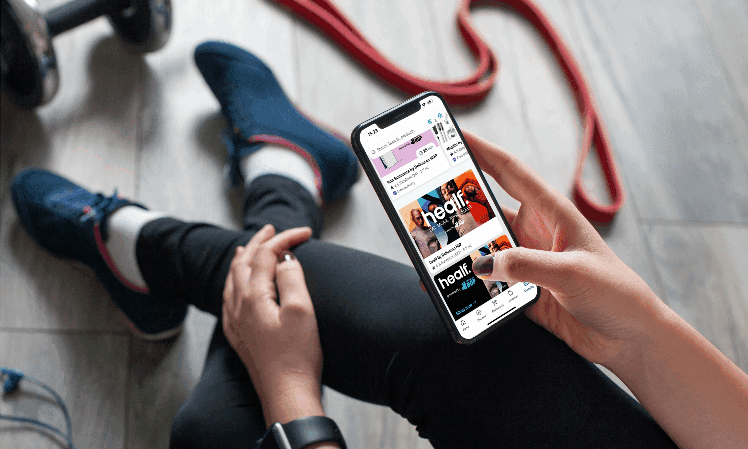Healf enters on-demand delivery with Deliveroo tie-up