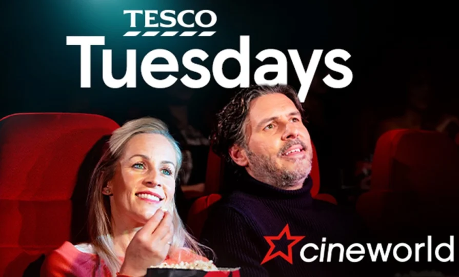 Tesco and Cineworld launch weekly £5 ‘Tesco Tuesdays’ cinema deal