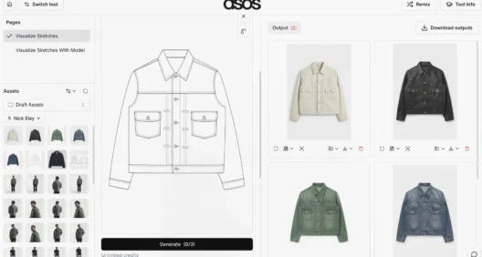 ASOS to integrate generative AI into design operations